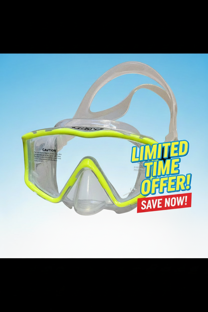 Tilos Snorkel Mask with Side View and Purge
