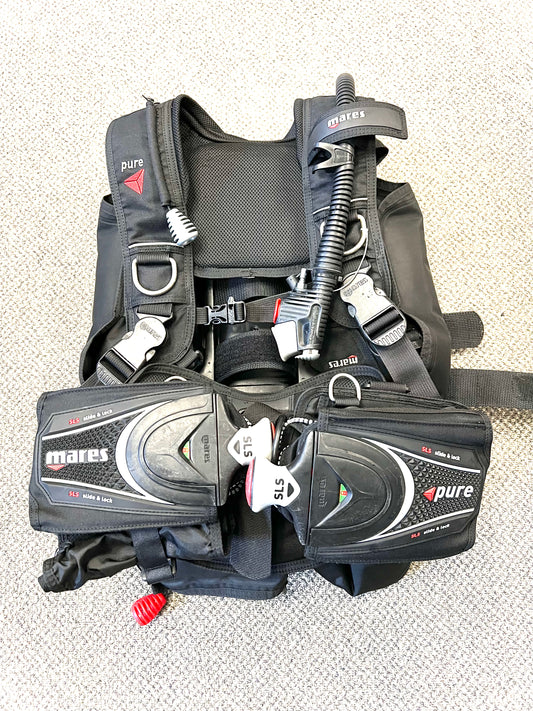 Used Men’s Mares Pure Back Inflation BCD with weight integration