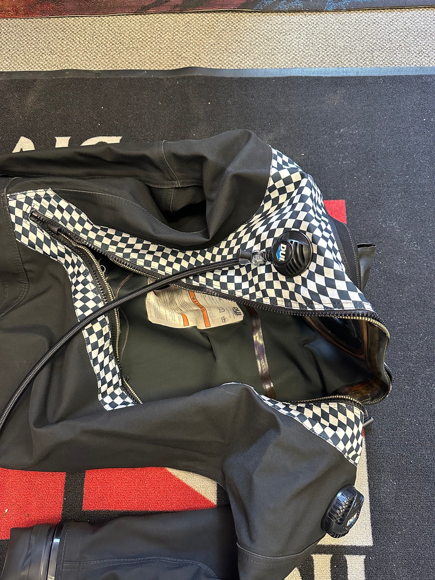 Used Men's DUI FLX Extreme Large Long Drysuit - for SCUBA