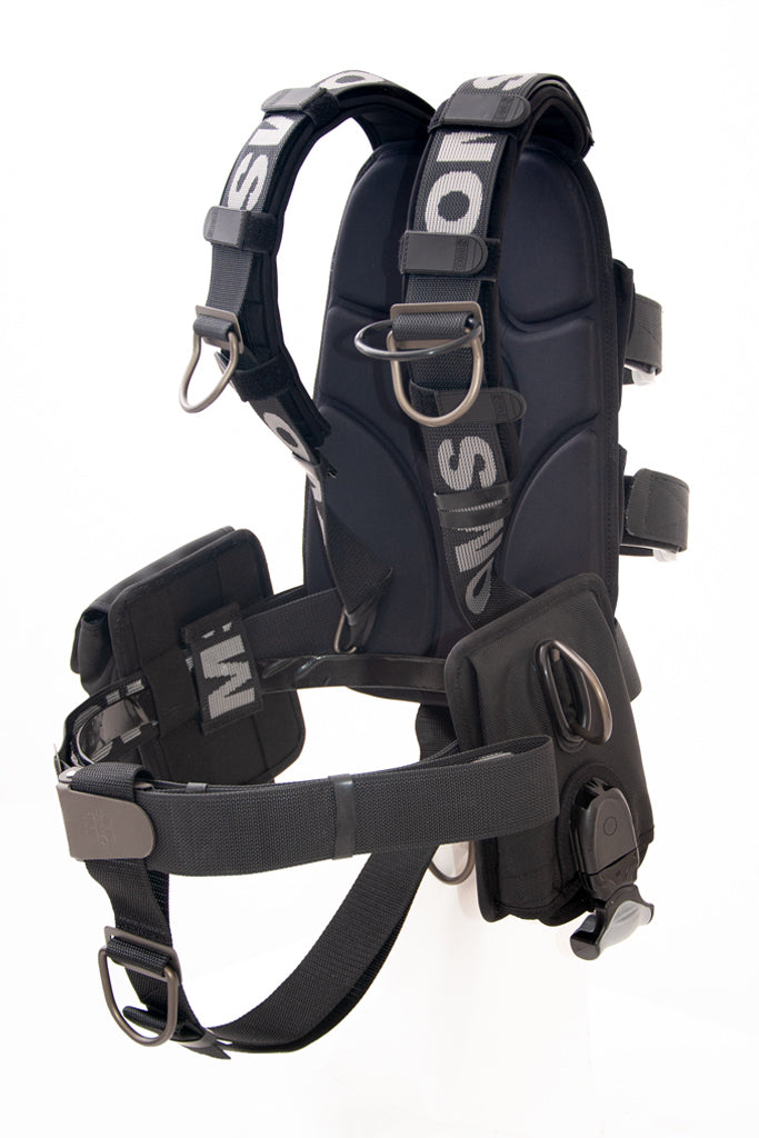 OMS AL Backplate w/ SmartStream Harness SIG, Crotch Strap, Back Pad w/ Weight pockets, 6 lb system, (1)Utility Pocket and Shoulder Pads