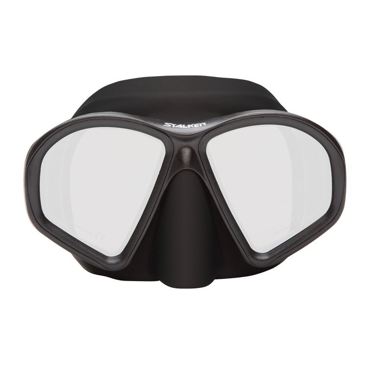 XS Scuba Spearfishing Mask In All Black with Tint Lens – Hollywood Divers