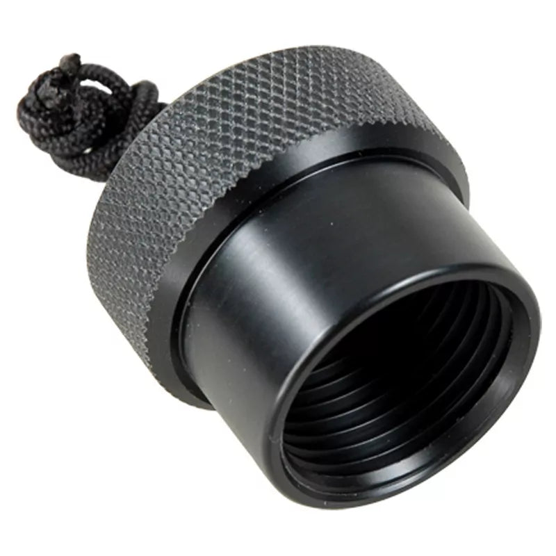 Aluminum Regulator Din Cap - Black