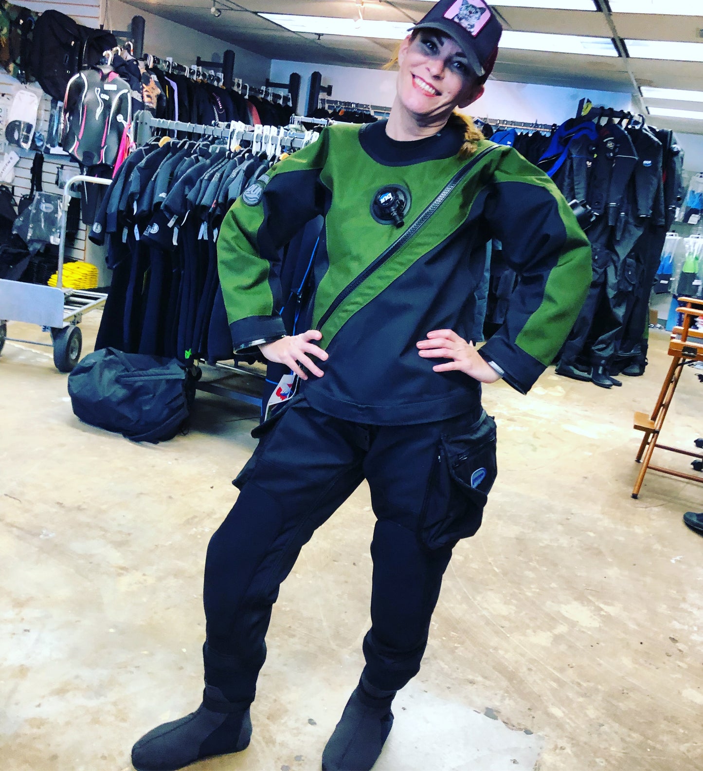 Drysuit Diver Online Class Homework