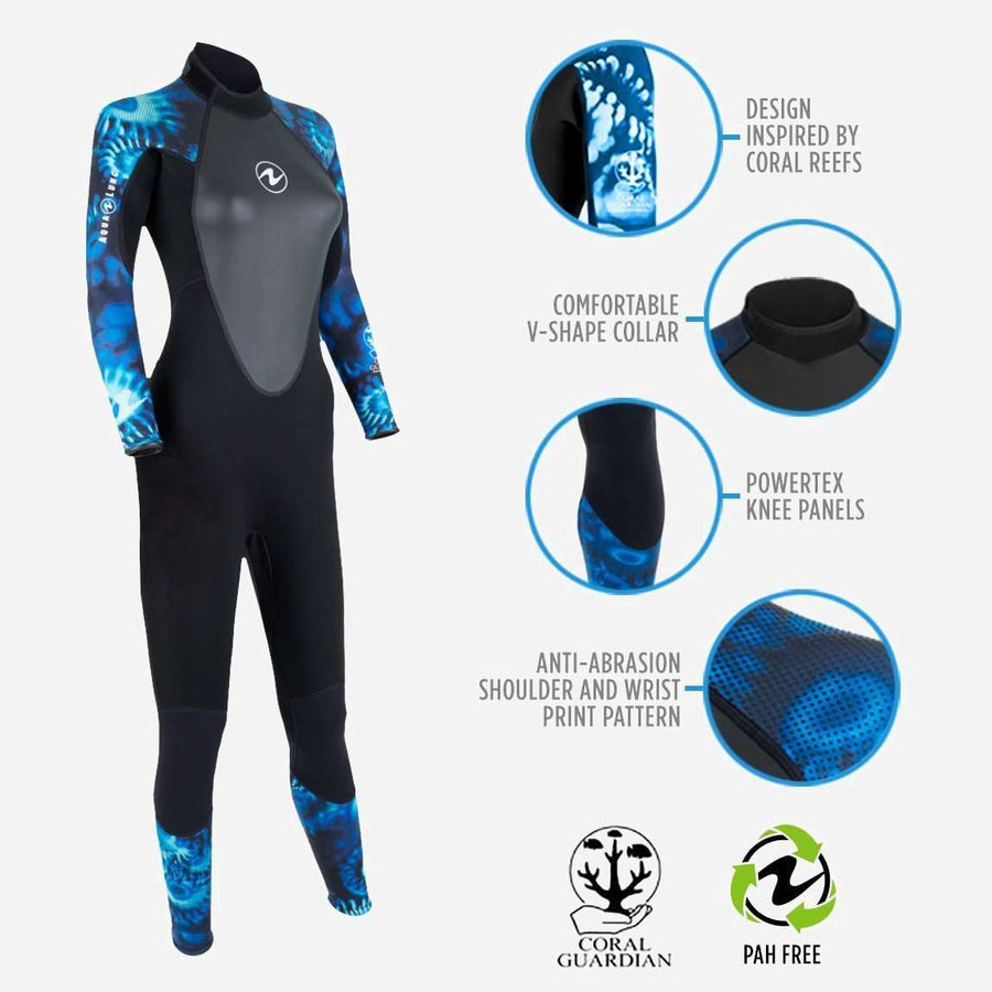 Aqualung HYDROFLEX FS WMN 3MM, BLU-CAMO