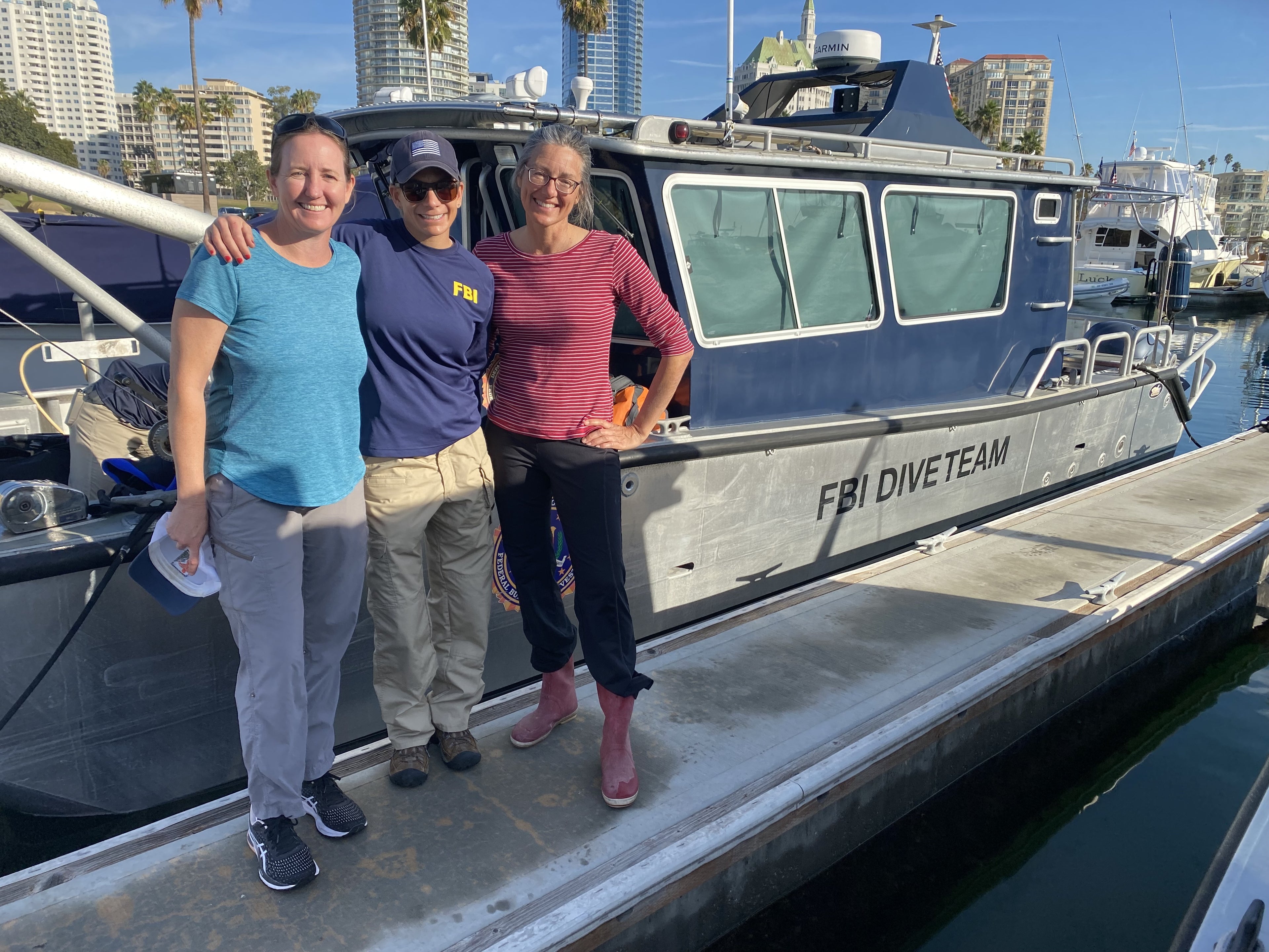 Oil Spill - FBI Article Features, Former HD Student, NAUI Instructor Susan Zaleski