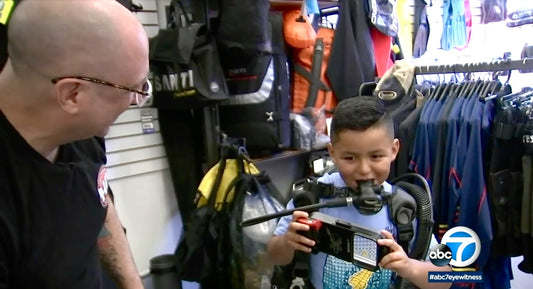 Kid Finds an Underwater Camera and Housing in the Lake. What he did about it.