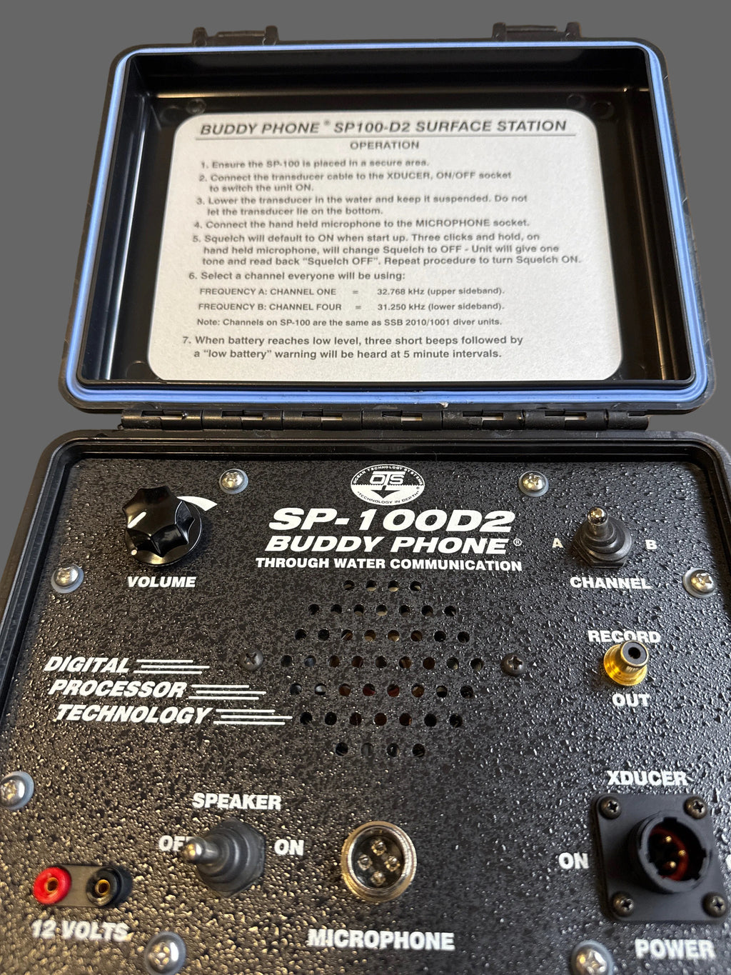 OTS Buddy Phone 2 Channel Surface Station New Used on One Project