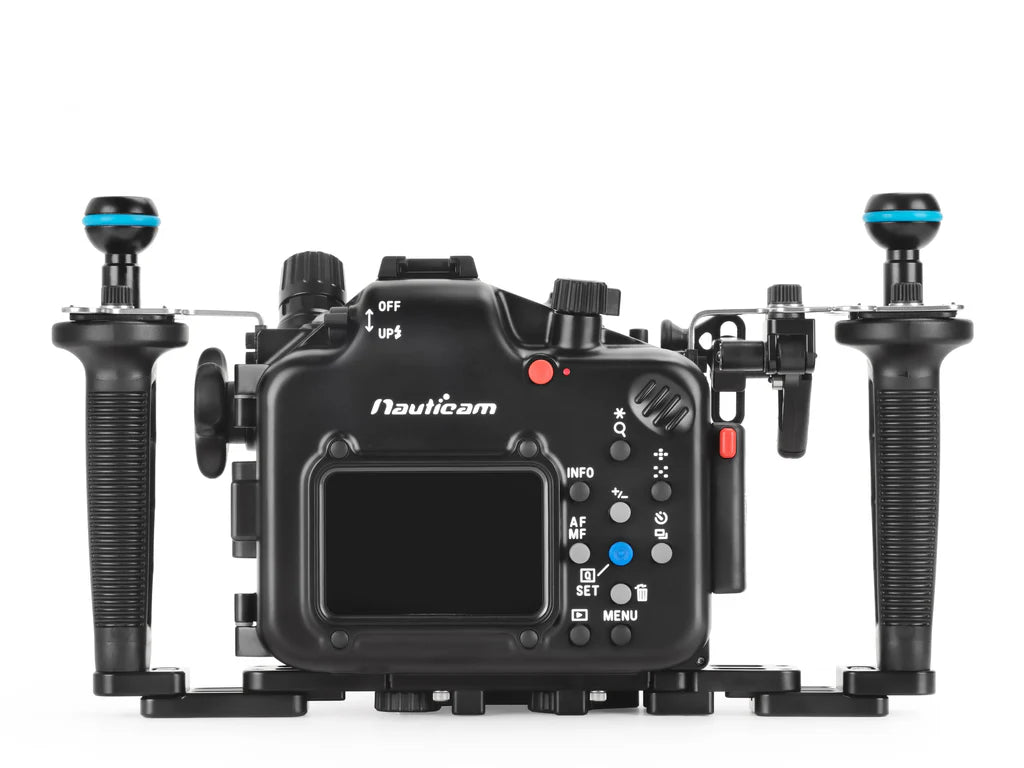 Nauticam NA-R50 Housing Pro Package (inc. flexitray, right handle, two mounting balls, M16 vacuum valve, shutter extension)