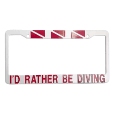 Trident Licence Plate Frames