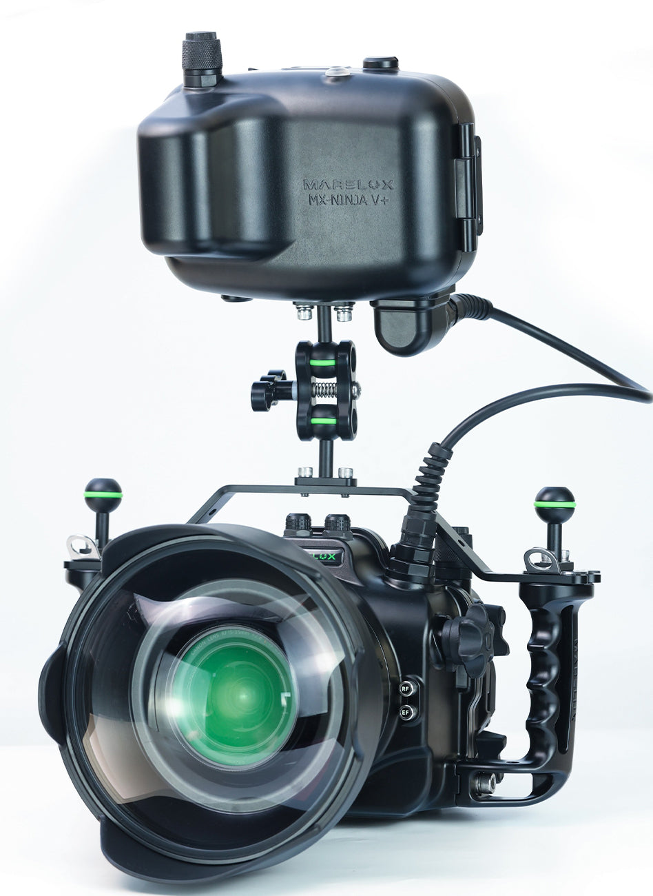 MX-NINJA V+ Housing for Atomos Ninja V/V+ 5''HDR Monitor (with 56201 M16 Vacuum Valve)