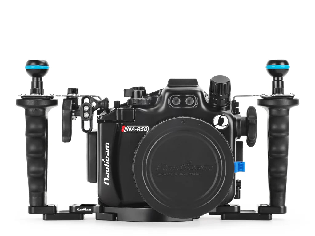 Nauticam NA-R50 Housing Pro Package (inc. flexitray, right handle, two mounting balls, M16 vacuum valve, shutter extension)