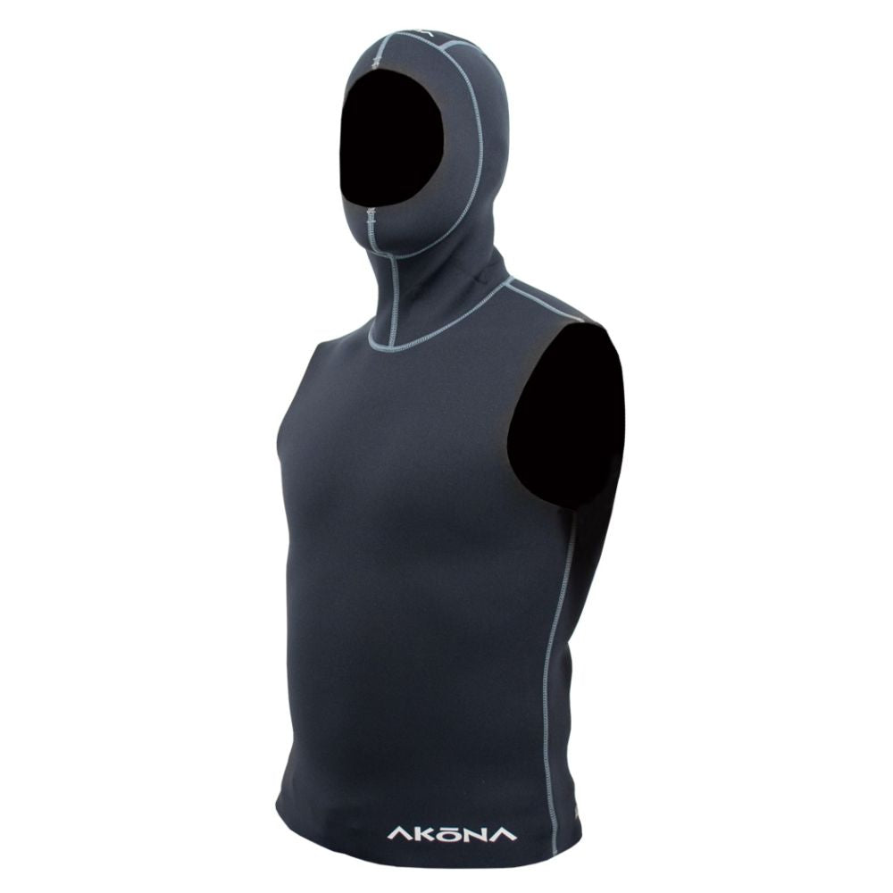 Akona 2mm Wetsuit Hooded Vest Side Zip