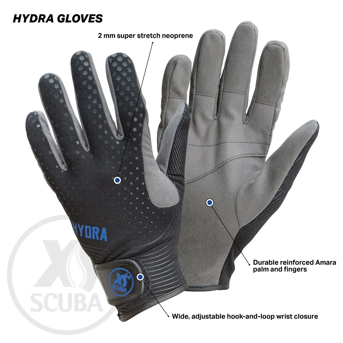 XS Scuba Hydra Diving Gloves