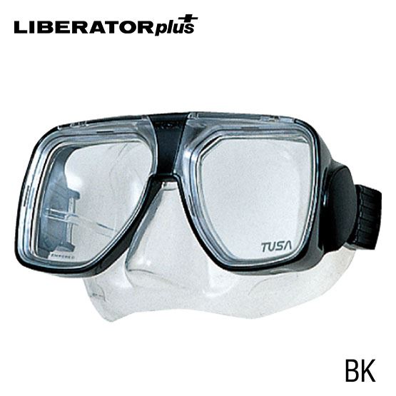 TUSA Liberator Plus with -3.00 prescription lenses (Black with clear skirt)