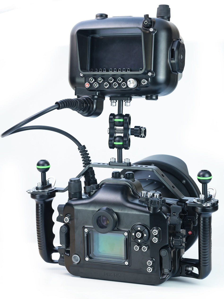 MX-NINJA V+ Housing for Atomos Ninja V/V+ 5''HDR Monitor (with 56201 M16 Vacuum Valve)