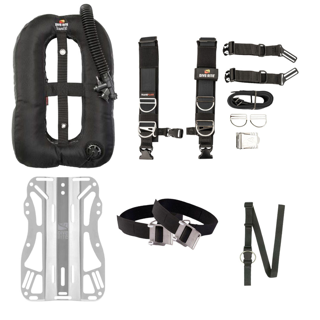 Dive Rite Transplate with Travel Wing Package