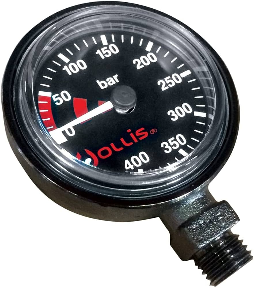 Hollis PRESSURE GAUGE MODULE LOW PROFILE - METAL W/O BOOT