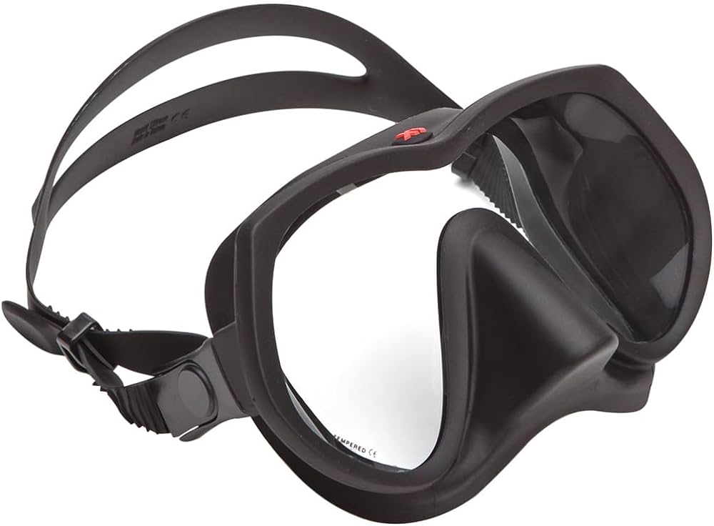 XS Scuba Mask-Crew/Black Silicone