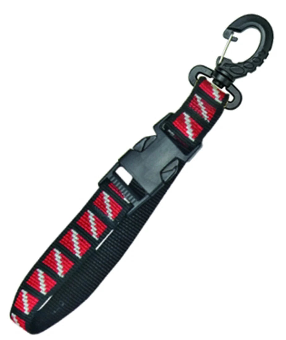 Trident MASK & FIN HOLDER WITH DIVE FLAG WEBBING