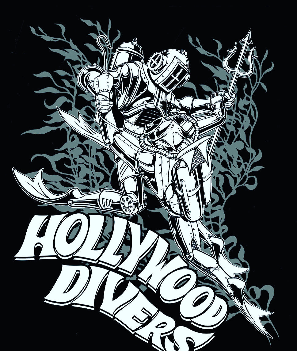 Hollywood Divers Tee Shirts ON SALE