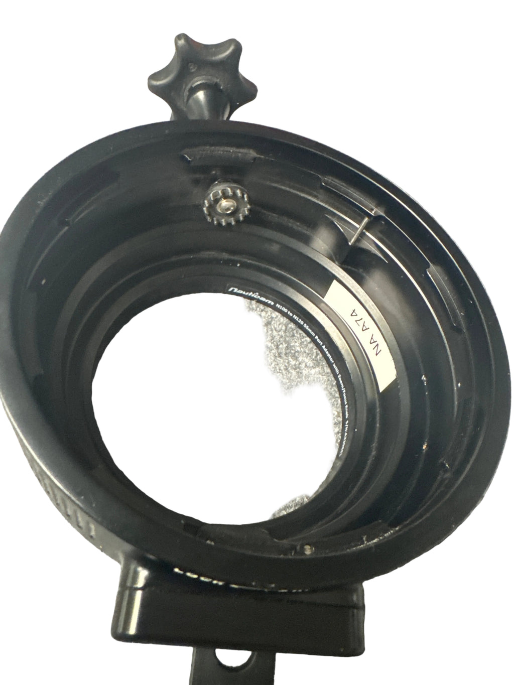 Used Nauticam N100 to N120 55mm port adaptor with Zoom/Focus Knob for Underwater Housing