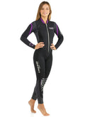 Cressi Bahia Flex 2.5mm Ladies Wetsuit (black/lilac)