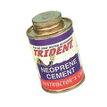 Trident BLACK NEOPRENE CEMENT 4 OUNCE CAN OF BLACK