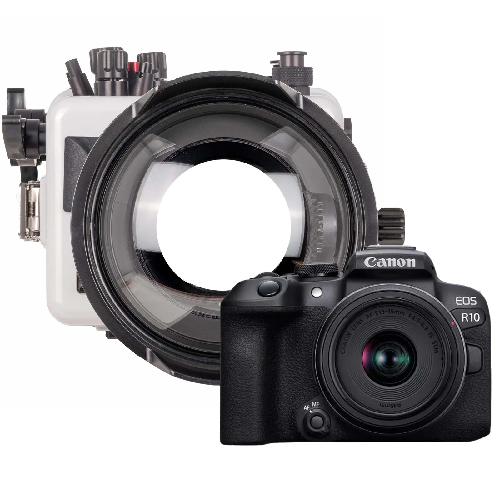 Ikelite CANON EOS R10 HOUSING KIT W/ CAMERA + 18-45MM LENS
