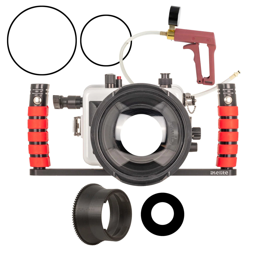 Ikelite CANON EOS R100 HOUSING W/ PORT, HANDLES & VACUUM
