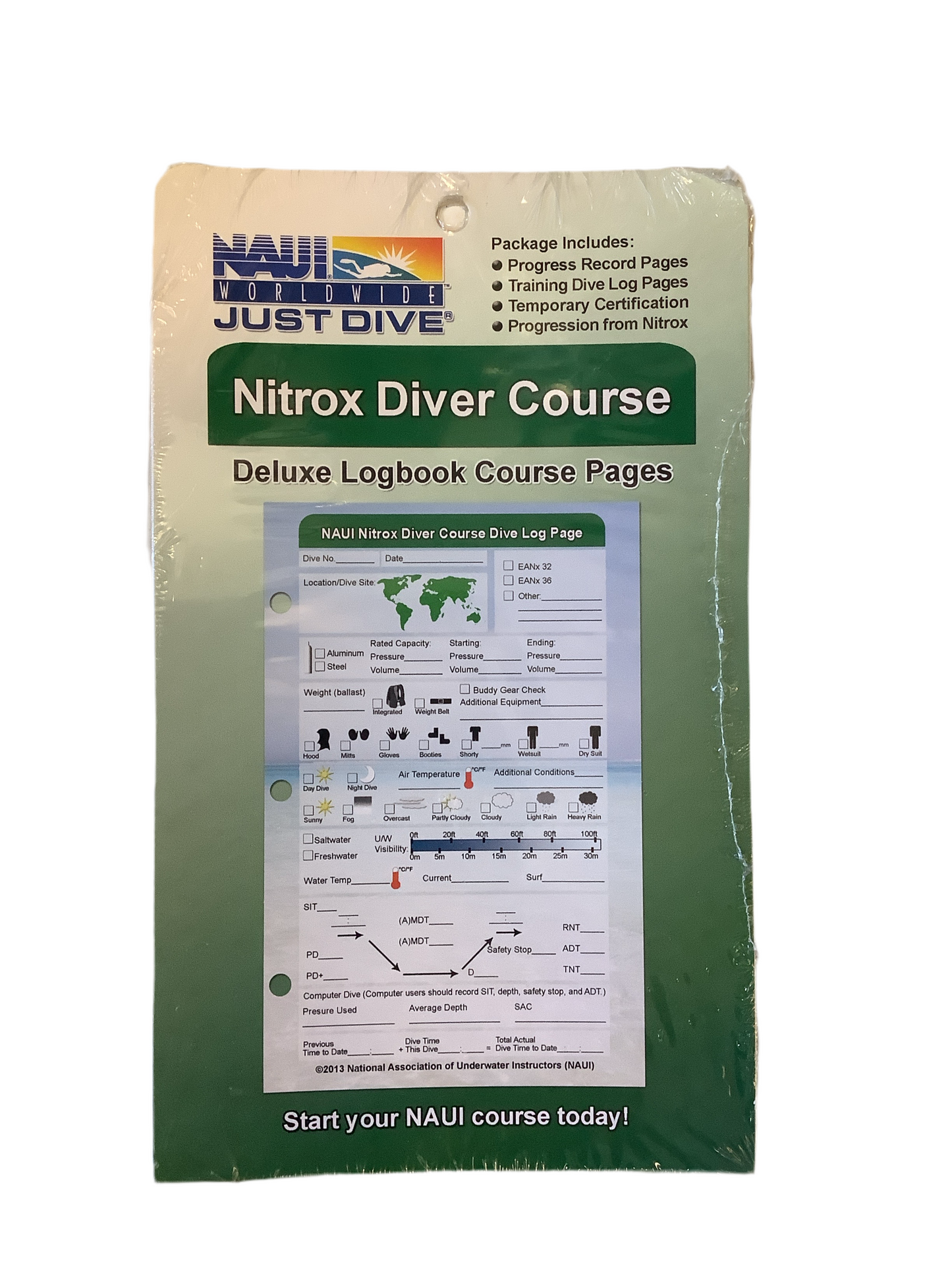 Naui Delux Logbook Pages