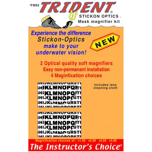 Trident Glue-On Prescription Readers