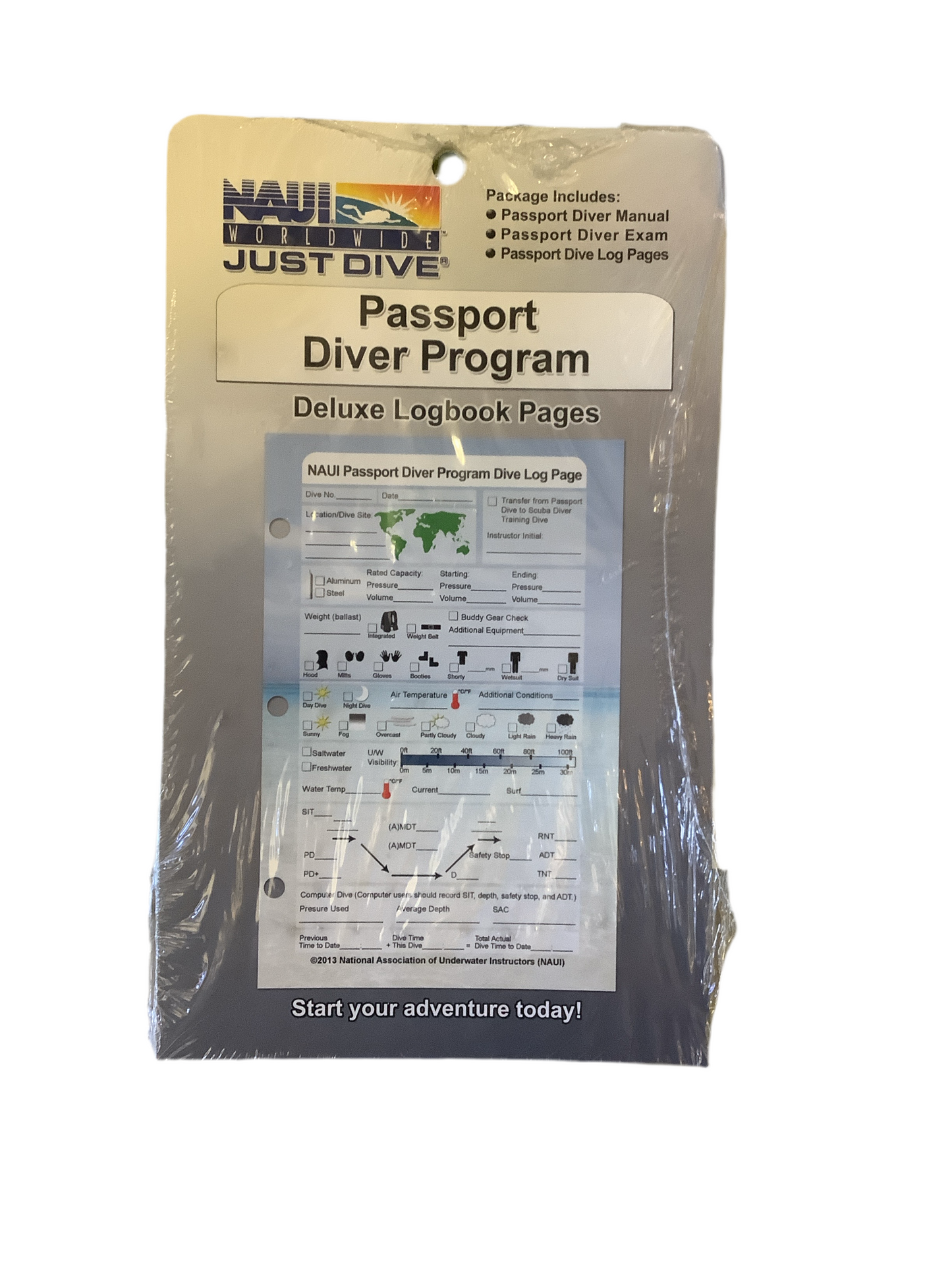 Naui Delux Logbook Pages