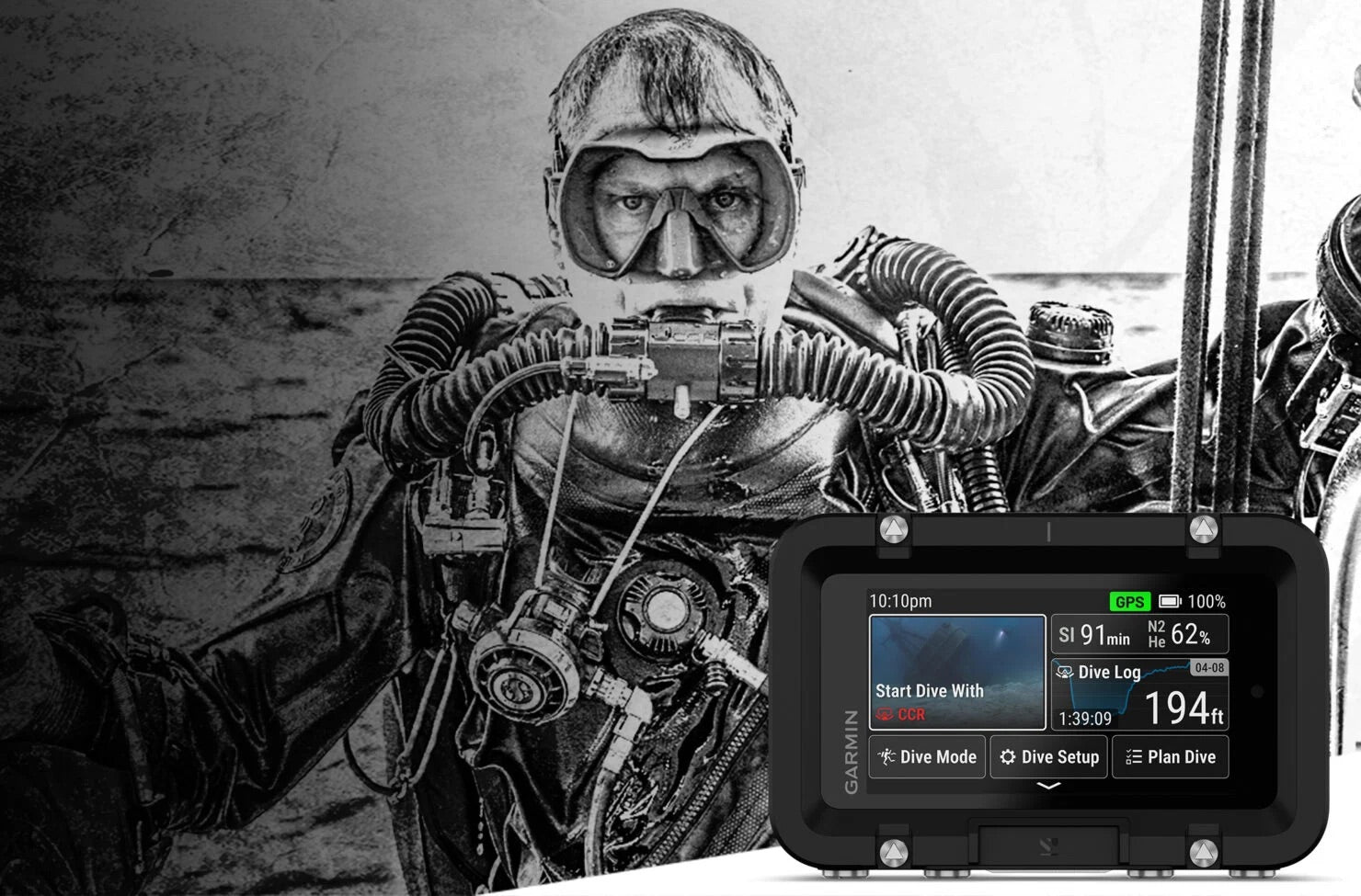 Garmin Diving Computer Garmin X50i with Underwater optional Messaging and air integration