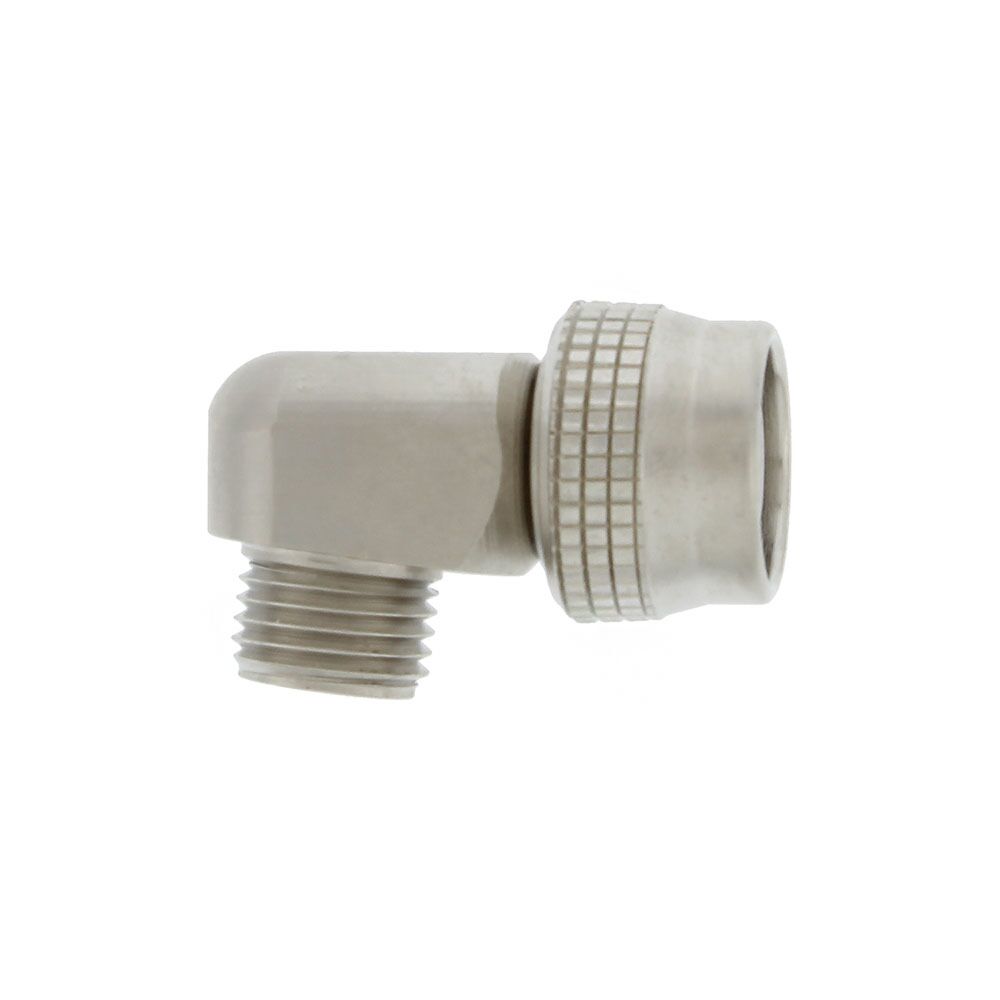 AGA Female to 9/16"-18" Male 2nd Stage Elbow (98deg)