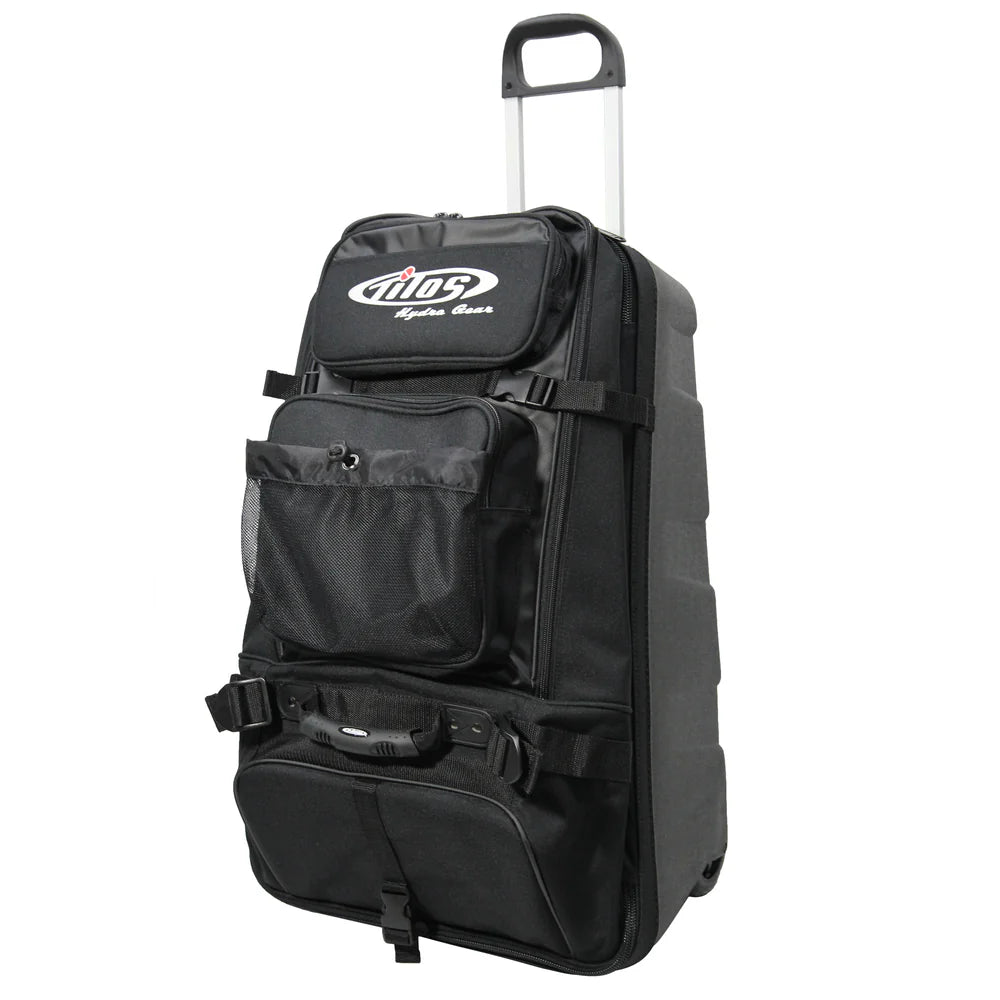 Tilos Airporter Tote Wheel Dive Bag Color: Black Size: 28" x 21" x 18"