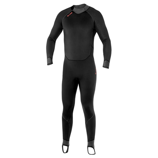 BARE EXOWEAR Full Mens Wetsuit Special Material Black