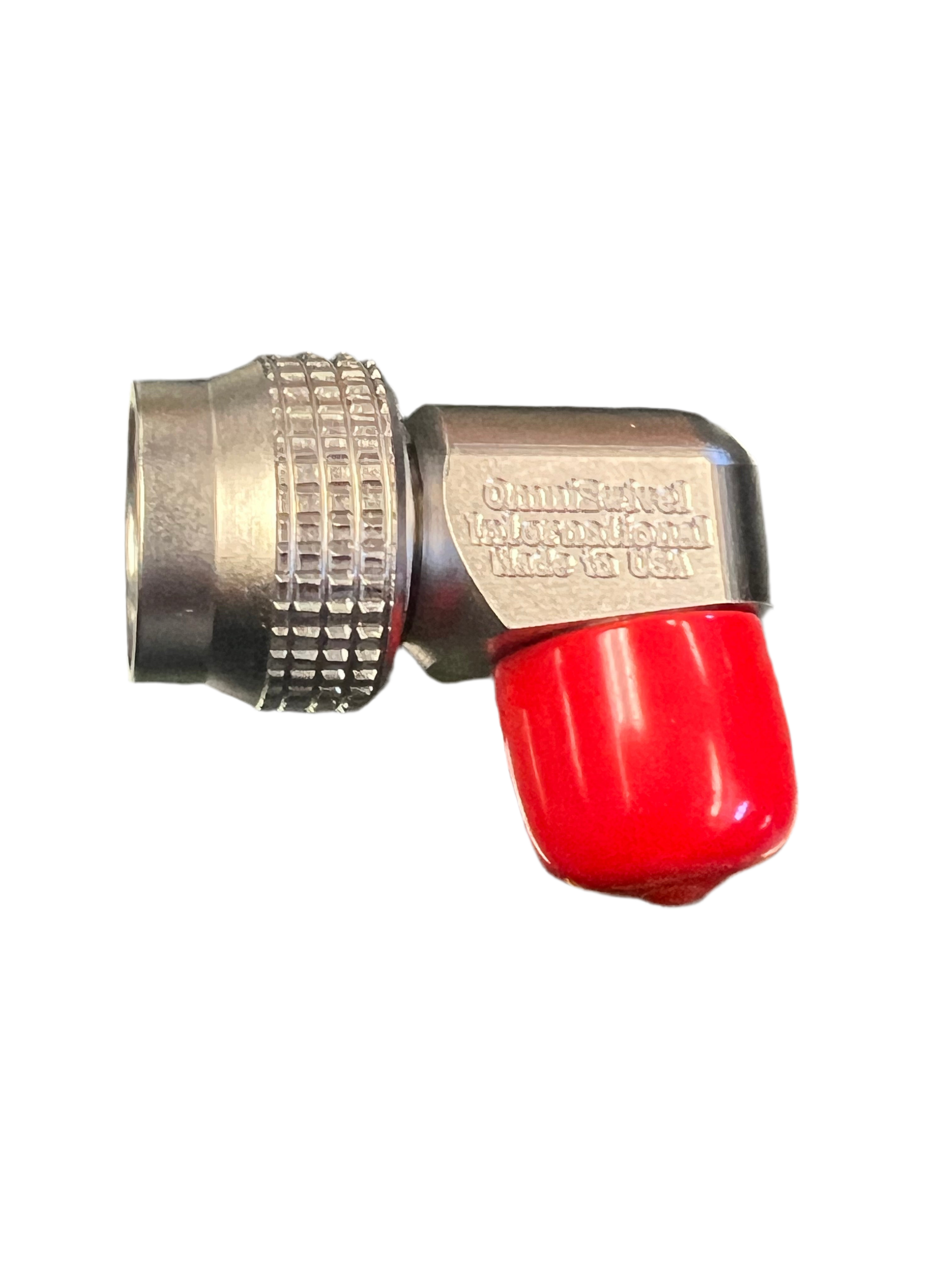 Aga Mask 90 Degree Hose to Mask Threaded Adapter - by OmniSwivel