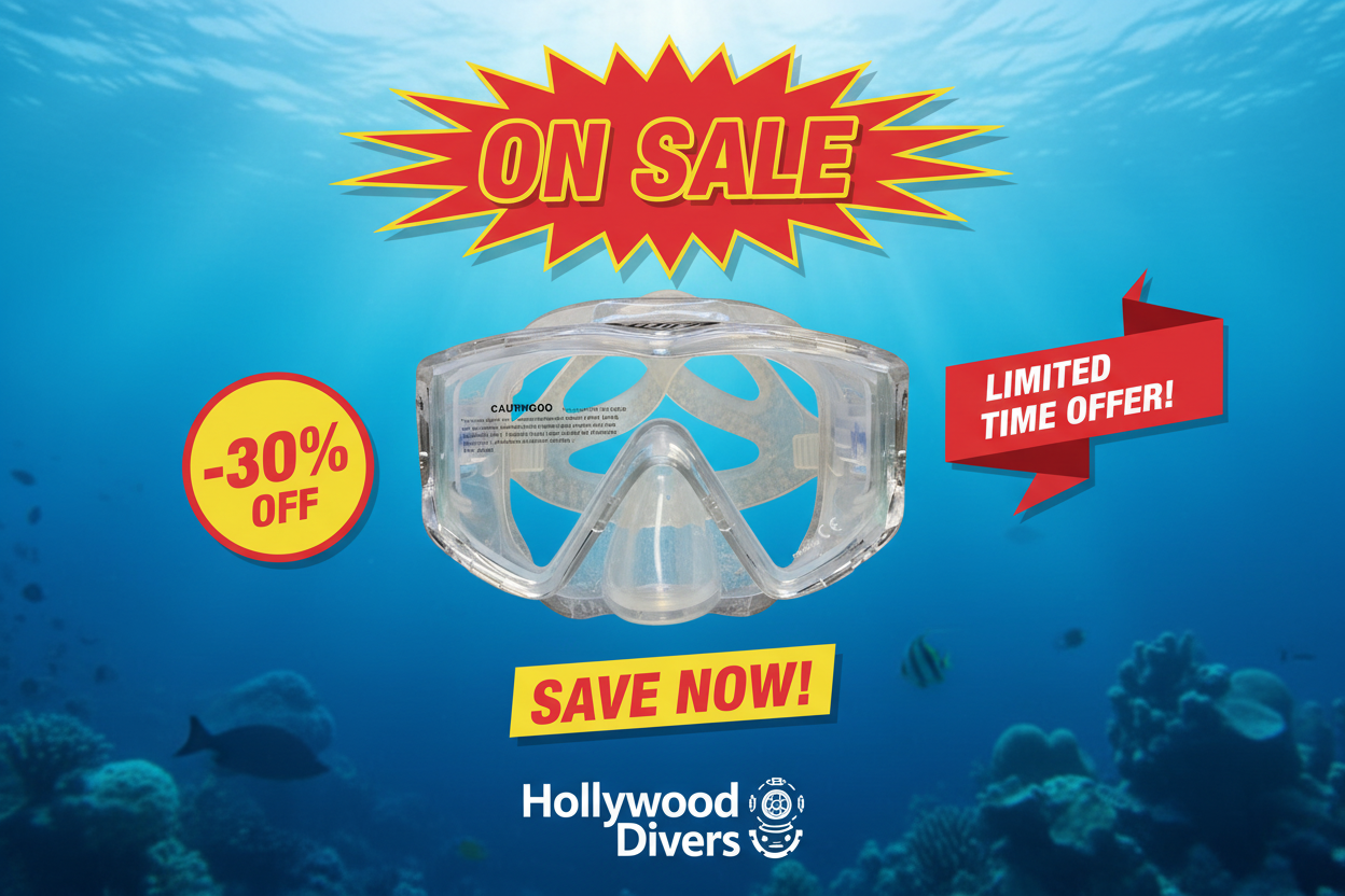 Tilos Snorkel Mask with Side View and Purge