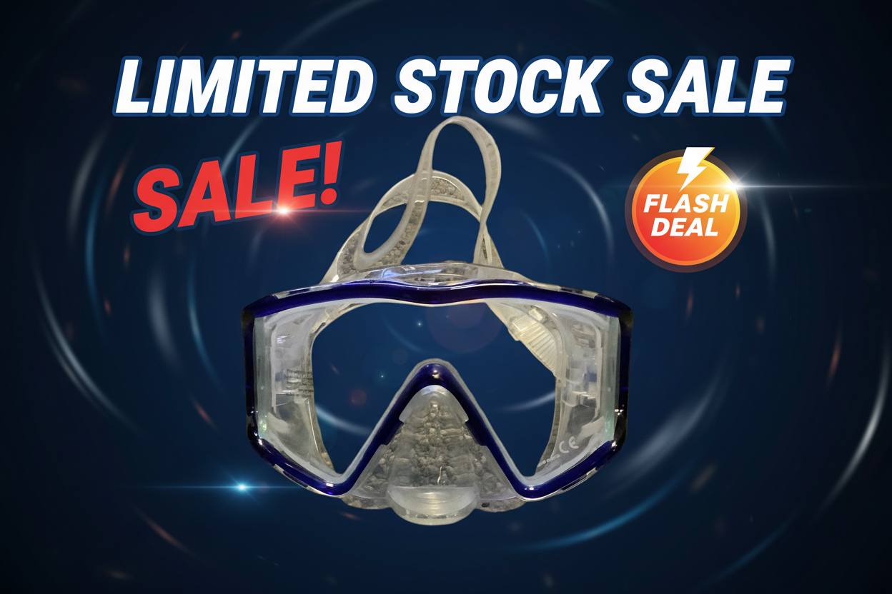 Tilos Snorkel Mask with Side View and Purge