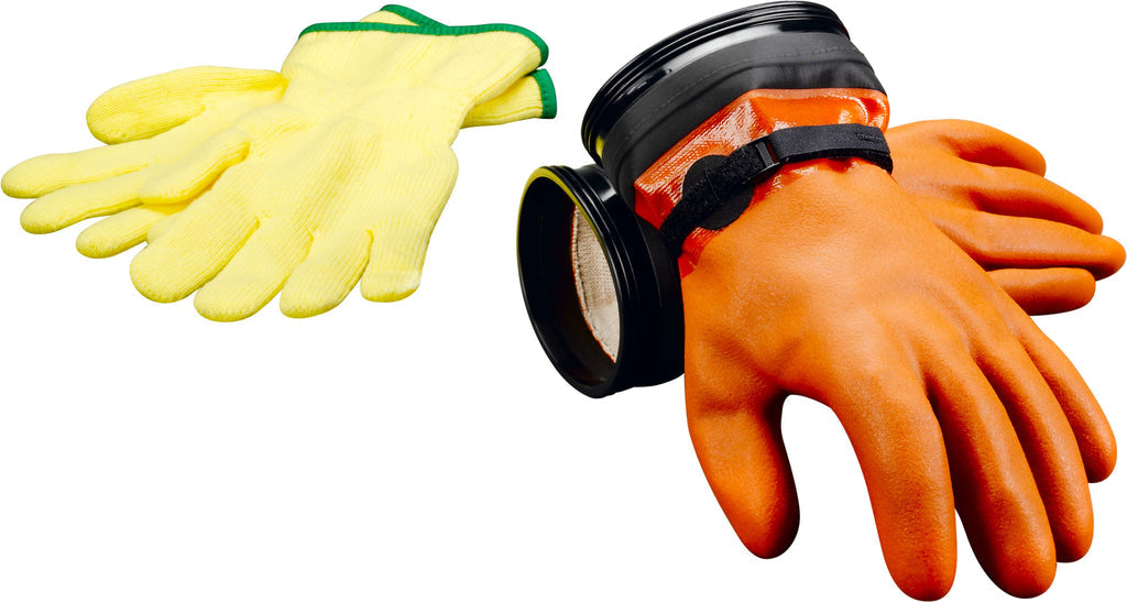 DUI Dry ZipGloves Max Dex (Orange) & Liners