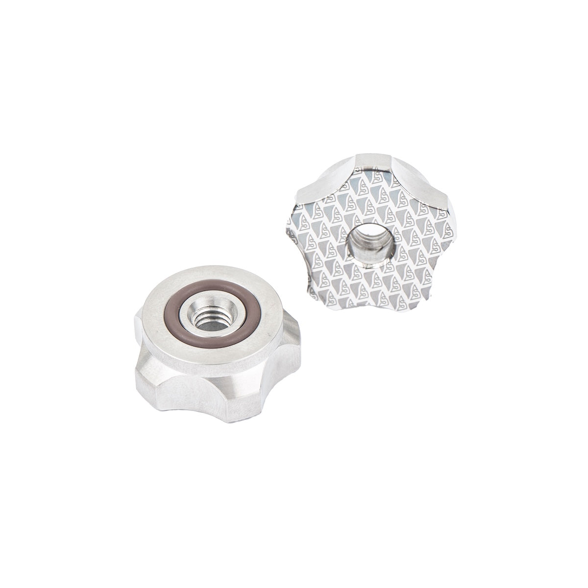 Dive Rite EZ NUTS - SS SCALLOPED THUMBWHEELS (SET)