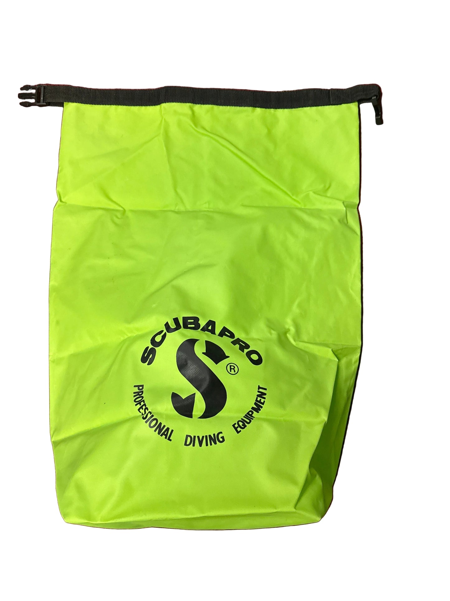 Used Scubapro Dry Bag Roll Top Hi Vis Yellow