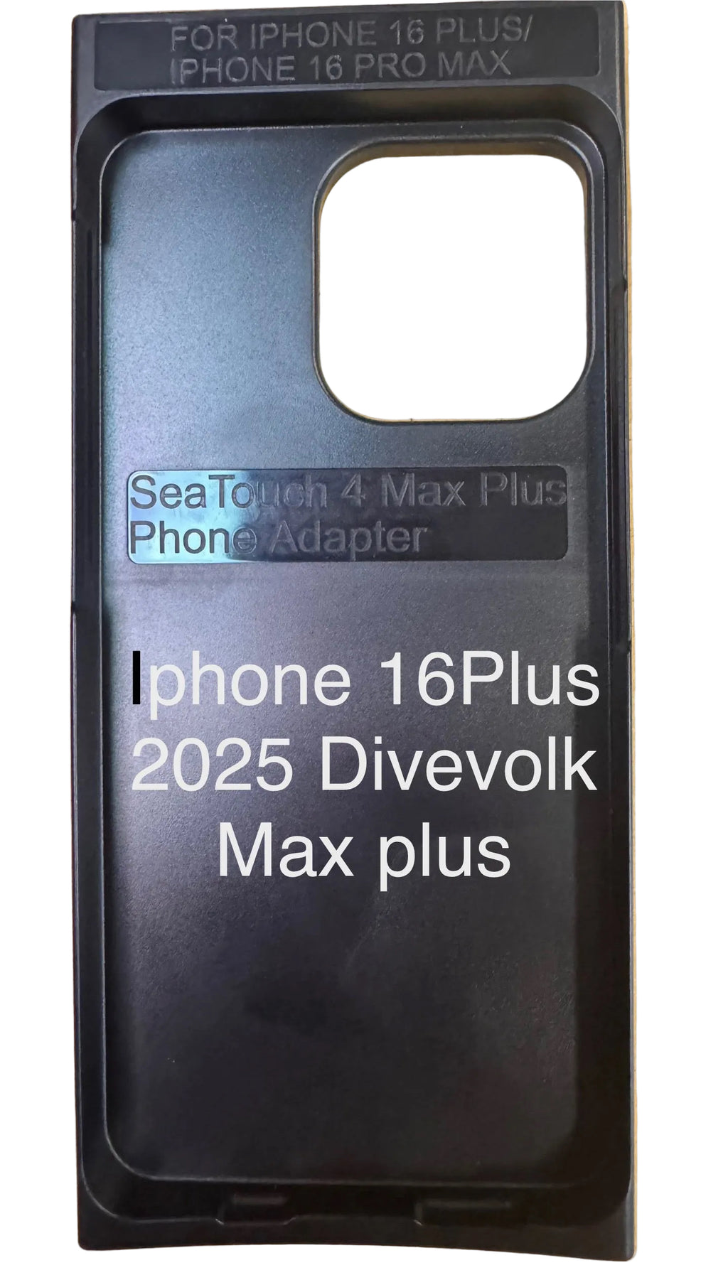 Divevolk Waterproof Phone Tray Insert for iPhones 16&17 series (please specify make and model)