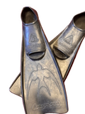 Rondine Full Foot Rubber Snorkel Fins Used Old School