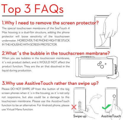 DiveVolk SeaTouch 4 Platinum Max Underwater Smartphone Housing - Aluminium