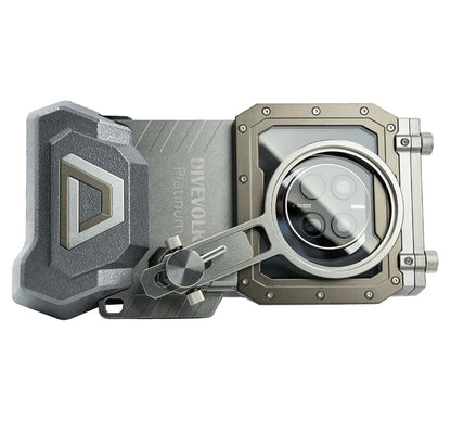 DiveVolk SeaTouch 4 Platinum Max Underwater Smartphone Housing - Aluminium
