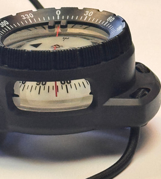 HD Wrist Compass with Bungee for Scuba Diving