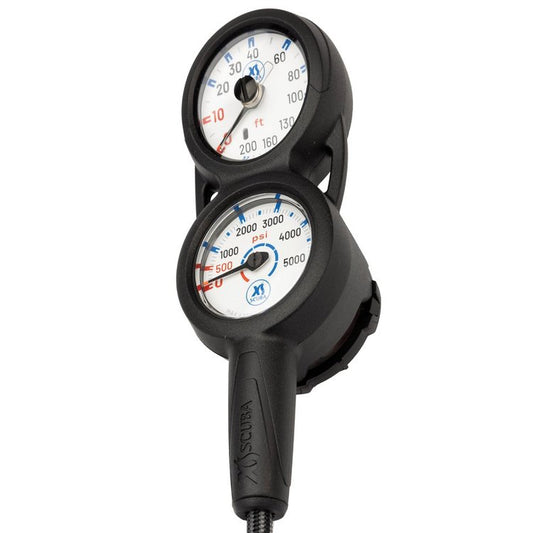 XS Scuba Quick View gauge Pressure, Depth, Compass