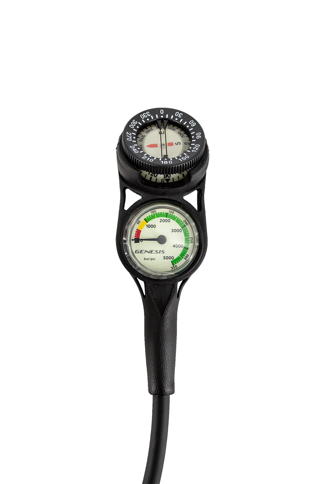Genesis Pressure Gauge with Compass Console