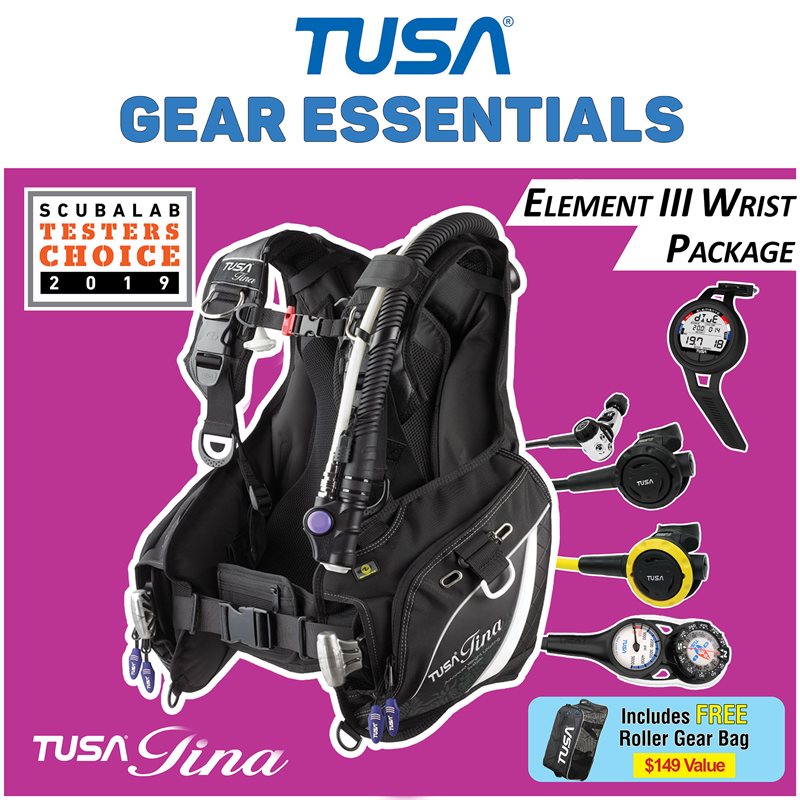 TUSA TINA PACKAGE, WITH ELEMENT III WRIST & RS-1001